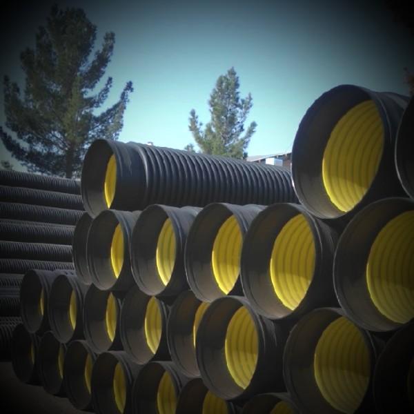 corrugated double-wall pipes